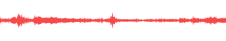 Waveform of the live audio being transcribed